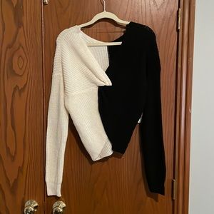 Black and White Sweater